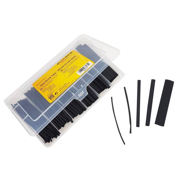 Heat shrink tubing set 100 pieces, 100mm