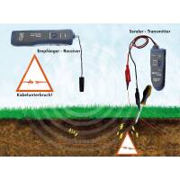 Kabel Track - und Suchgerät für Mähroboter Begrenzungsdraht - mit Lithium Akku