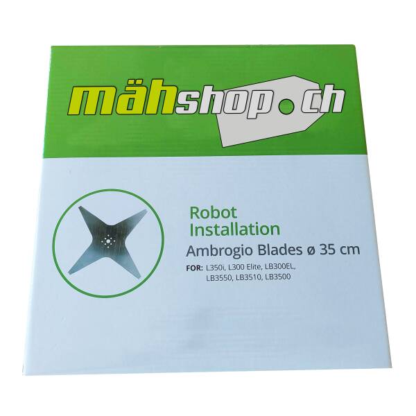 Replacement Blade - Ø35cm 4-Star for Ambrogio®, Stiga®, Wiper®