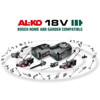 AL-KO 18V Akku-Rasenmäher 3.82 Li Easy inkl. 2 Akkus und Ladegerät