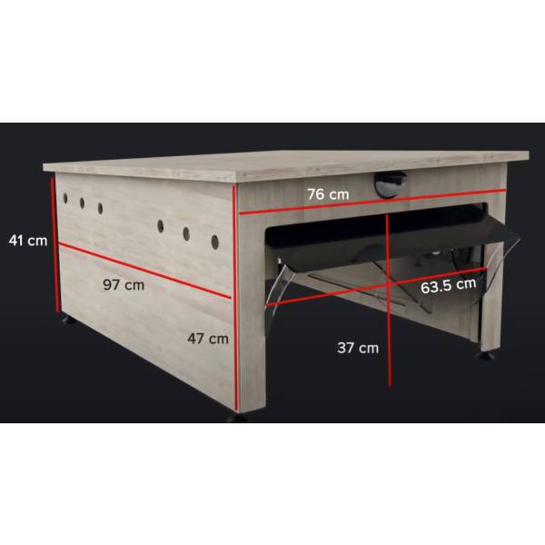 Infinity Home Mähroboter Garage mit mechanischem Garagentor