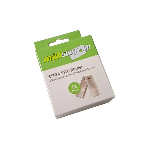 12 LONG LIFE Messer - 0.80mm für STIGA® Stig